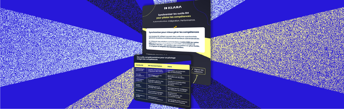 Synchroniser les outils RH pour piloter les compétences